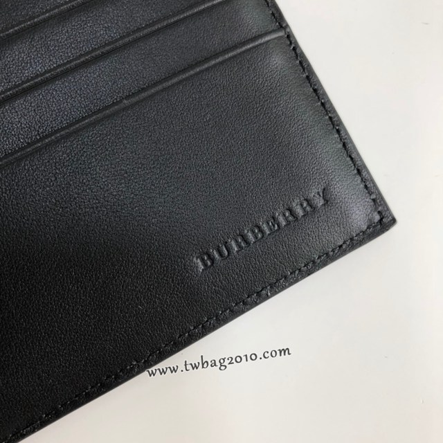 Burberry專門店新款男士錢包 巴寶莉徽標印花皮革短夾 yxb1000